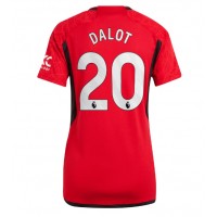 Camisa de time de futebol Manchester United Diogo Dalot #20 Replicas 1º Equipamento Feminina 2023-24 Manga Curta